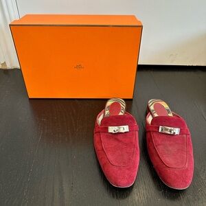 Hermes Oz Mule Slide Slipper Shoe Flat